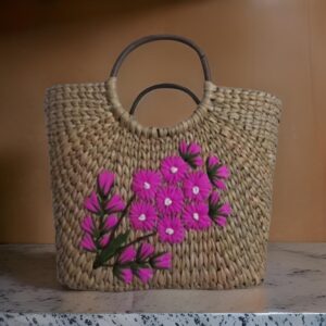 Handcrafted Straw Tote
